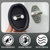 4Pcs Universal Fit Car Door Lock Pad Elastic Door Lock Protective Cushion  All Vehicles
