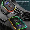 Multiple Port Car Charger Fast Charging Auto Charger 12V-24V One-to-seven Multiple Port Auto Adapter Cars Accessories