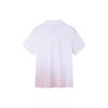 Anta Champion Series Gradient Logo Letter Pullover Polo Shirt Women Tops Cloud-Mist-Pink 162320142-3