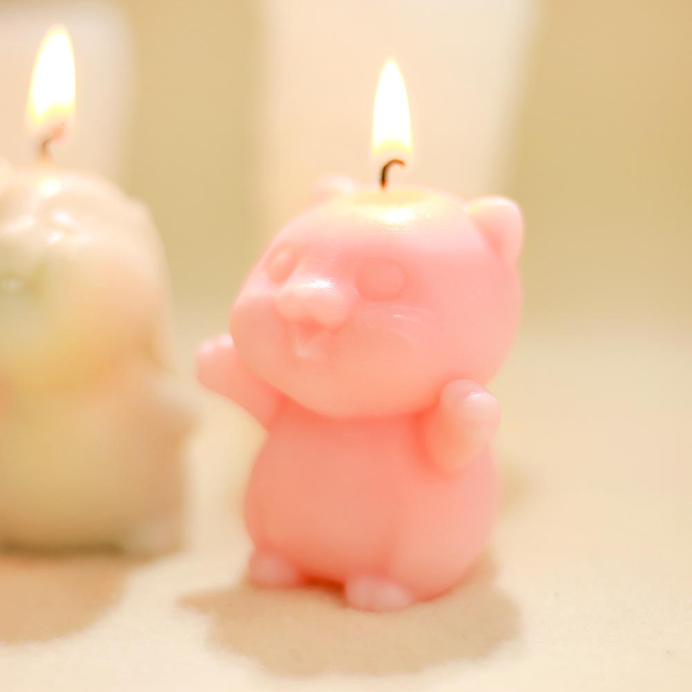 3D Cartoon Kitten & Unicorn Candle Mold Silicone Rabbit DIY Aromatherapy Epoxy Mold