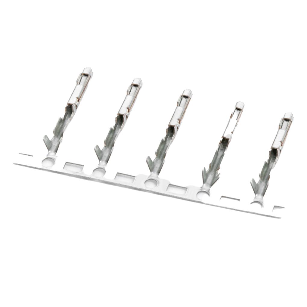 50Pcs Car Wire Connector Socket Crimping Male Metal Pin Terminals Automotive Upgrading Modification Replacement