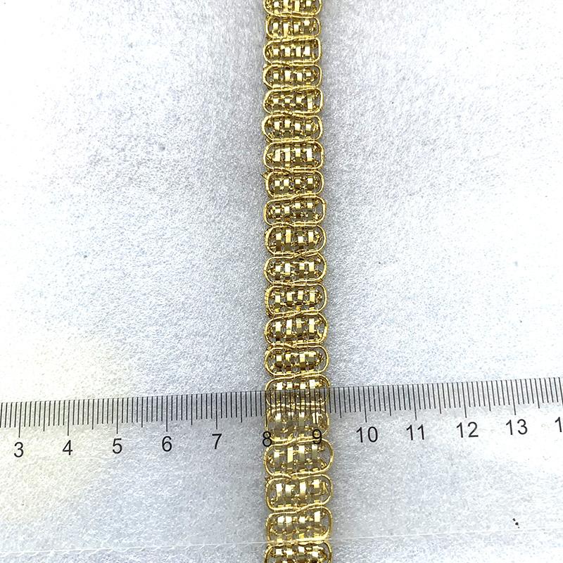 5 meters/16.4ft each pack lace sewing curve trims golden silver wide ribbons curtain curve accessory handmade DIY craft bra dress gowns decoration
