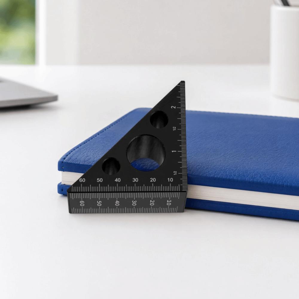 Thickened Design Measuring Tool Aluminum Alloy Angle Ruler Layout Measuring Tool Workshop Use