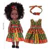 14in Black Baby Doll Nurturing Doll Realistic Handmade Soft African Reborns Toy Child Girl Parenting Game Popular Gift