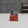 Figura de Mecánico de Automóviles en Miniatura Escala 1/64 Personas Mini Pintadas Tema de Reparación Automotriz