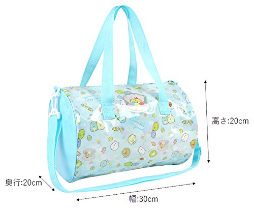 Takanami Create 2-Way PVC Roll Boston Bag, Beach/Pool Bag, Sumikko Gurashi, 099768, Product Size: (approx.) H20 x W30 x D20cm