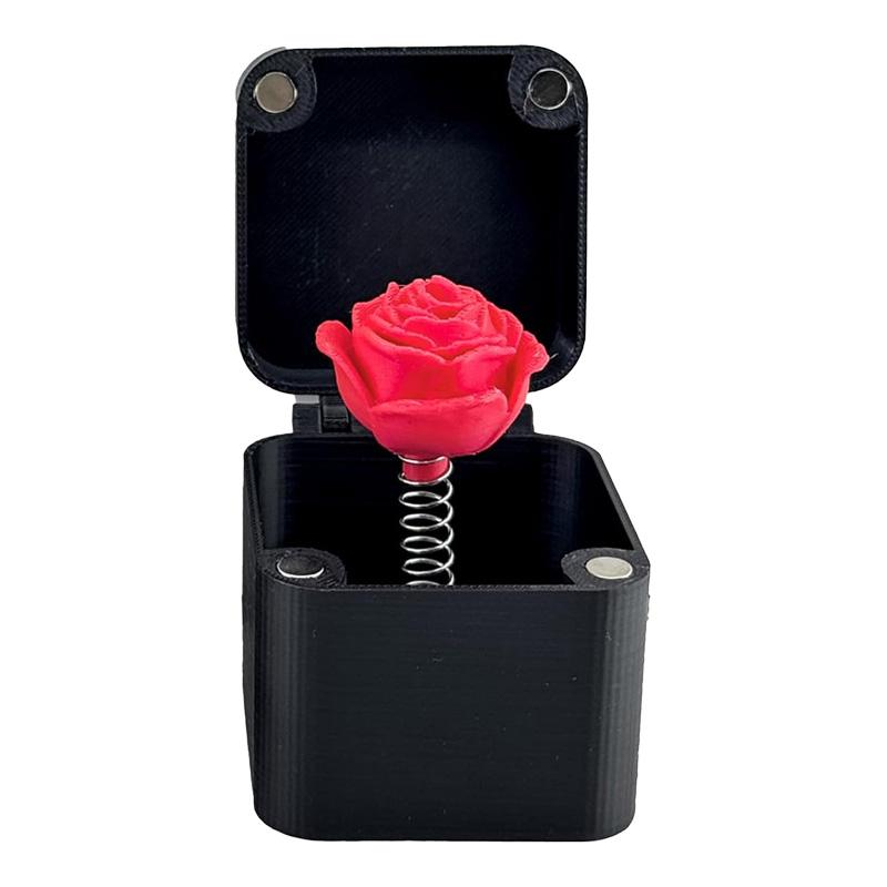 Love Rose Pop-up Surprise Gift Box Prank Middle Finger Surprise Valentine's Day Christmas Wedding Gift for Guest Home Decoration