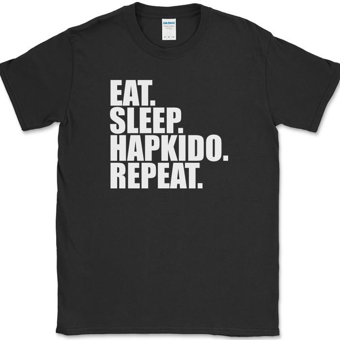 

Eat Sleep Hapkido Repeat T-Shirt Funny Martial Arts Hobby Sports Fitness Tee M