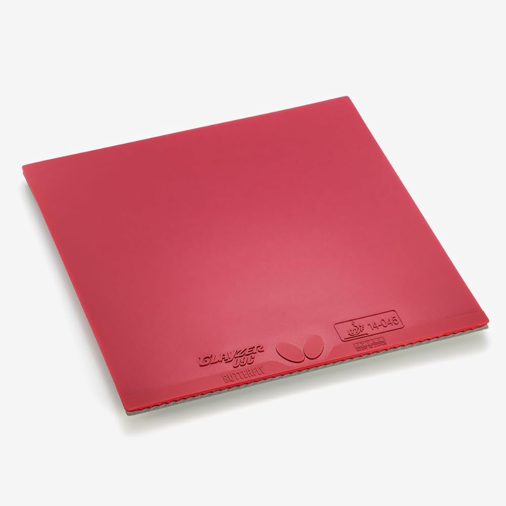 Butterfly Glazer 09C Table Tennis Rubber Soft Sticky High Tension Red 2.1mm