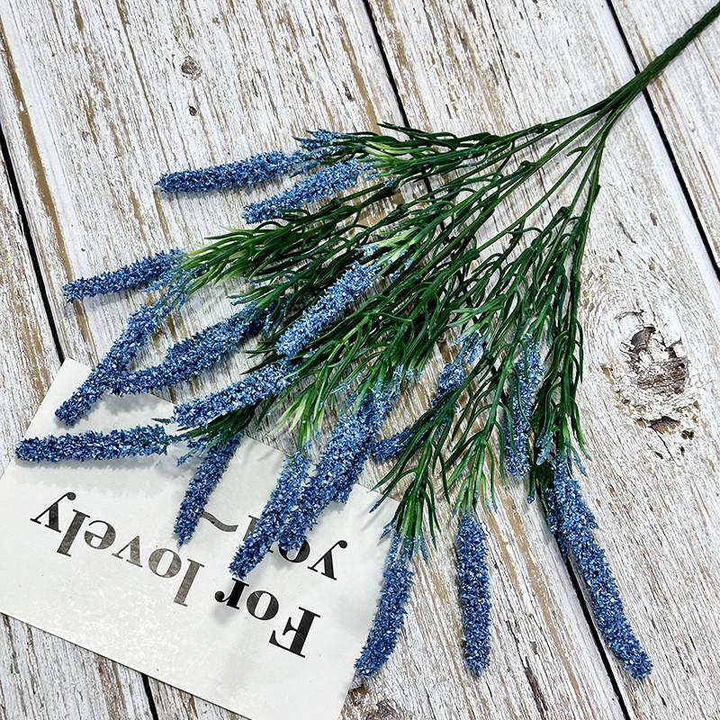 Bouquet Lavender Simulated Artificial Plastic Artificial Flower For Indoor Decor