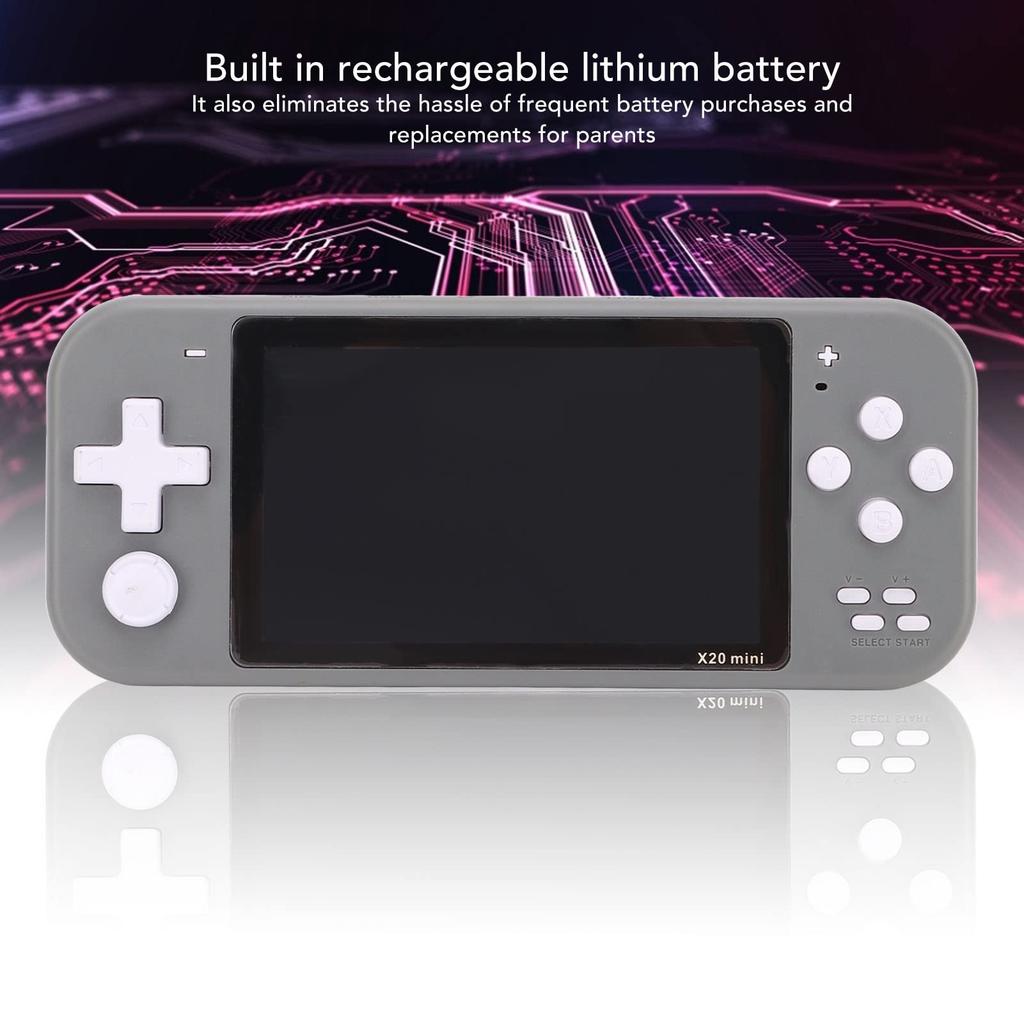 Émulateur de jeu portable Console de lecteur vidéo portable Portable Pouce Rétro Plastique Multiple pour Enfants et Adultes Console, 4.3