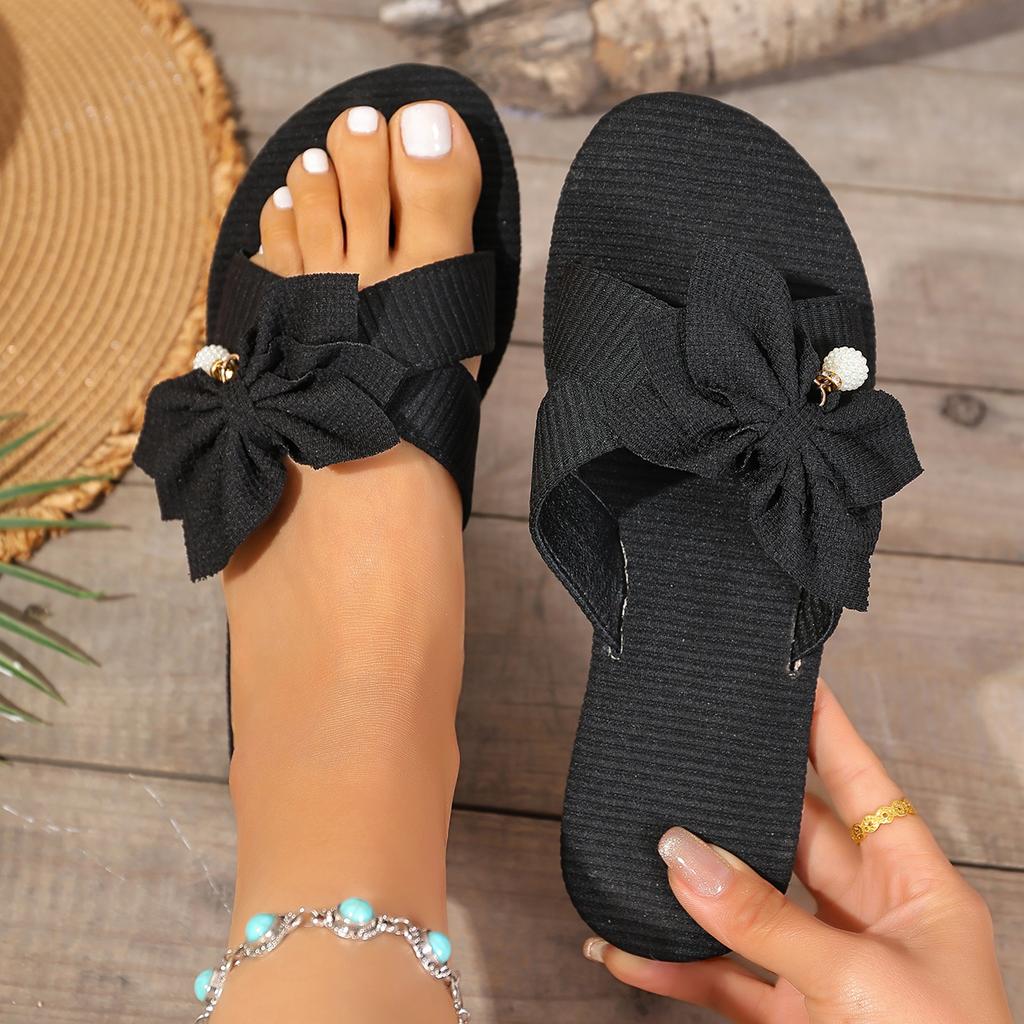 Fashion Women Slippers Breathable Linen Slides Women Lightweight Slip-On Shoes Women Indoor Outdoor Slippers Vintage Round Toe Sandals