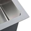 Handcrafted Built In Sink Stainless Steel