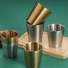 Pack Of 4 Stainless Steel Insulated Cups Double Wall Metal Drinking Glasses Stackable Drinkware for Home and Camping
