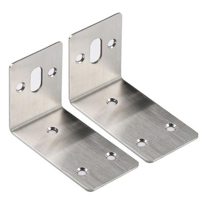 2 Stück Rostfeste Eckschließe Edelstahl Eckschutz Befestigungselemente Halter Winkel Eckcode