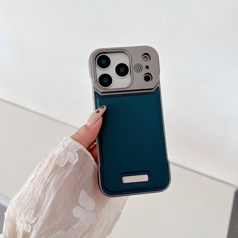 

Borderless Aromatherapy Phone Case Suitable IPhone 17 Promax Leather Apple 16 Anti Drop Magnetic Suction 15 Protective Cover iPhone 16 PRO MAX синій