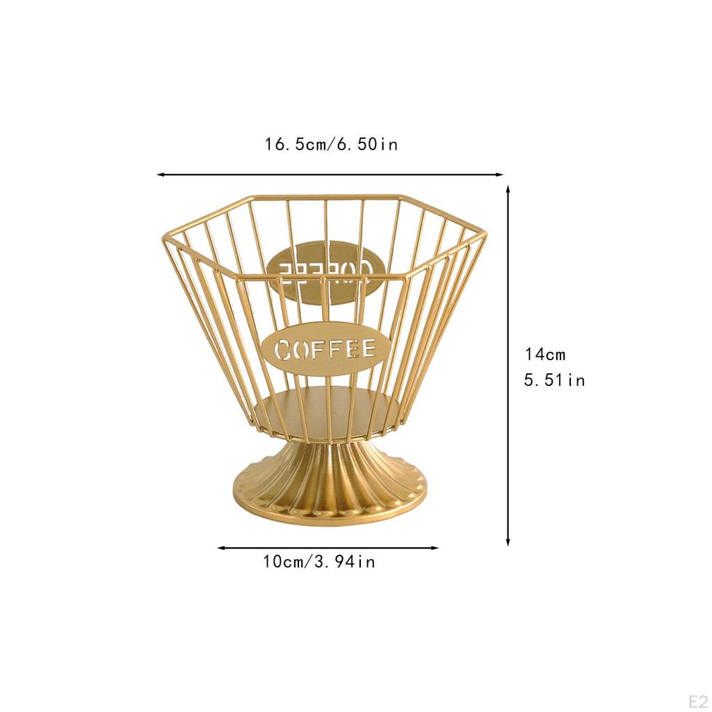 Capsule Holder Coffee Accessories, Basket Portable Sturdy Pod Storage Rack