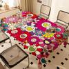 Blumen T-Takashi Kunst M-Murakami Rechteckige Tischdecken Waschbar Party Küche Esszimmer Wohnzimmer Geburtstagsdekoration Tisch