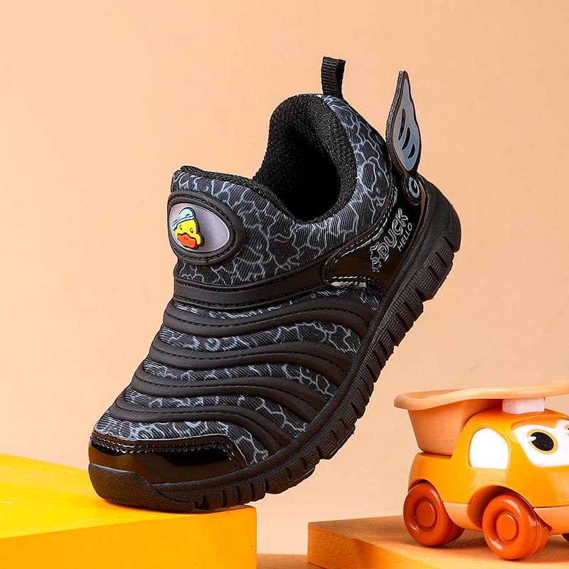 Classmate caterpillar children's shoes 2025 autumn new mesh boys sports shoes little girl baby shoes 2025