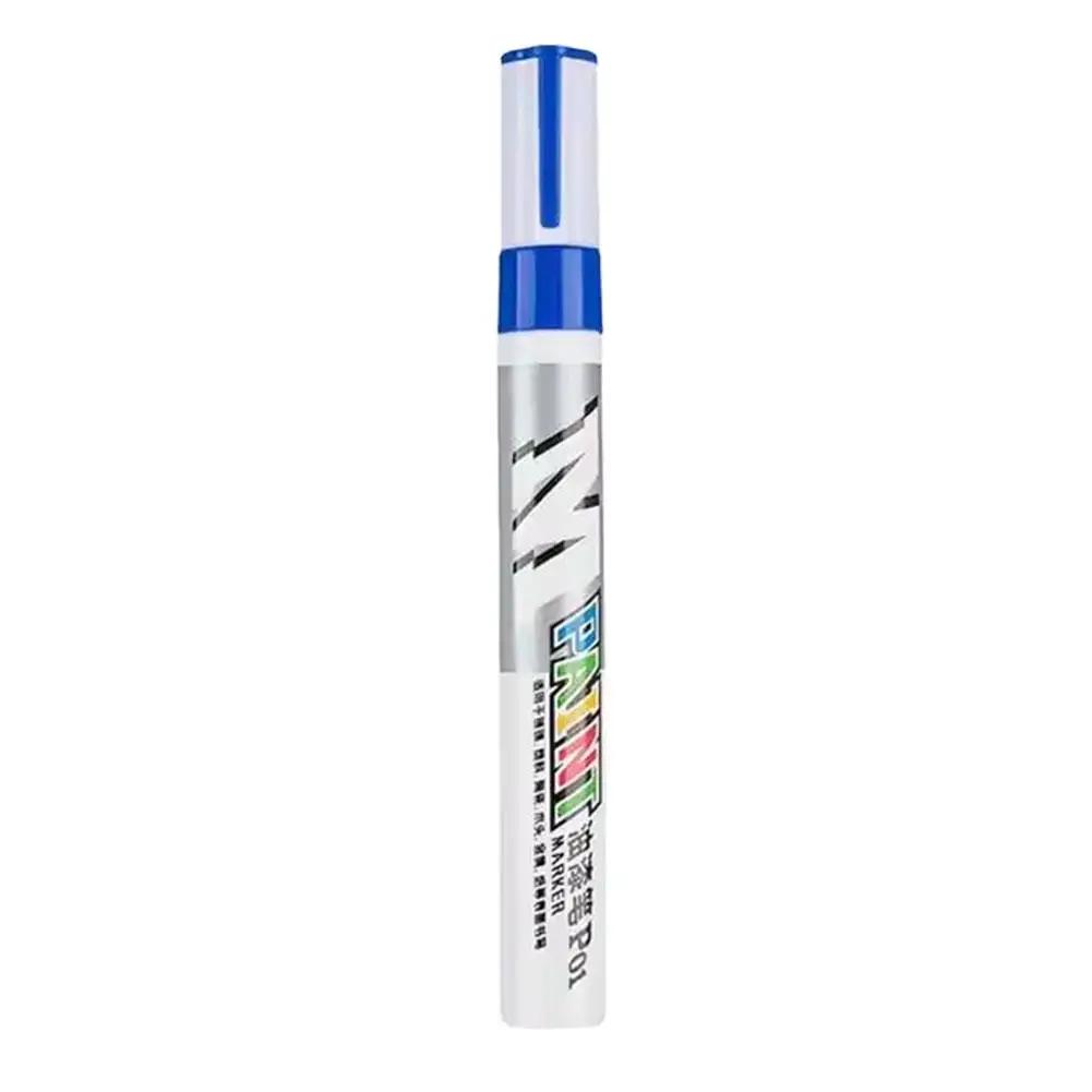 Car Paint Scratches Repair Brush Pen Waterproof Water Cars Paint Care Tread Tire Pen Tire White Waterproof Wheel Marker Oil I9W4