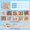 Cute Room Scene Miniature Scene Sticker Spiral Bound Decorating Sticker Book  Student Stationery