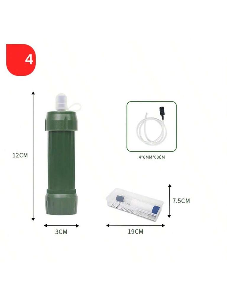 Venkovní Mini Vodní Filtr Brčko Kempování Čištění Přenosný Turistický Čistič Vody pro Přežití nebo Nouzové Zásoby