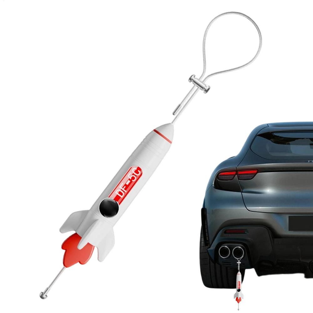 

Anti Static Grounding Strap For Car 3D Rocket Design Ground Wire Electrostatic Styling Adjustable Anti-Static Strip For Safe Electrostatic Tape