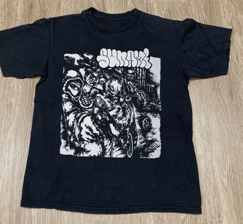 Sunami Band Collection Gift For Fan Short Sleeve   Black T-shirt