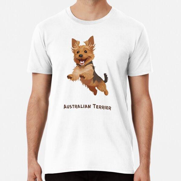 Australian Terrier TShirt Made in Australia Unisex T-Shirt S