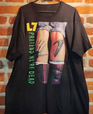 L7 Band Pretend We Are Dead Shirt Classic Black Unisex S-5XL 1J0221 Unisex T-Shirt