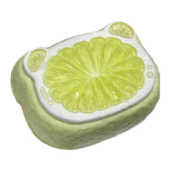 

Bear Cake Squeeze Toy Stress Relief Simulated Jelly Orange Cake Sensory Toy Soft Stretchy Food Shape Home Office Desk Toy