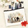 Adorable Cartoon Print Large Capacity Makeup Bag Portable Cosmetic Toiletry Organizer for Women Home Travel