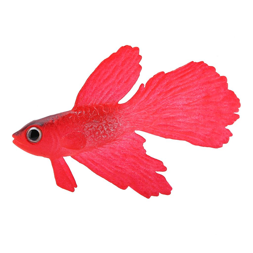 Aquarium Decoration Funny Artificial Silicone Small Fish Fish Tank Ornament
