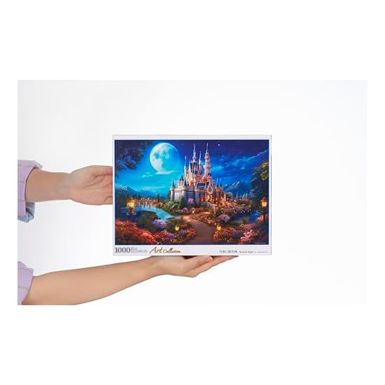 BEVERLY [Made in Japan] Beverly 1000-Piece Jigsaw Puzzle: Castle Sleeping in the Moonlight (49×72cm)