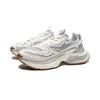 Li Ning Xingji Cushioning Abrasion Resistant Breathable Low top Chunky Sneakers Women's White Gray AGCW088-3