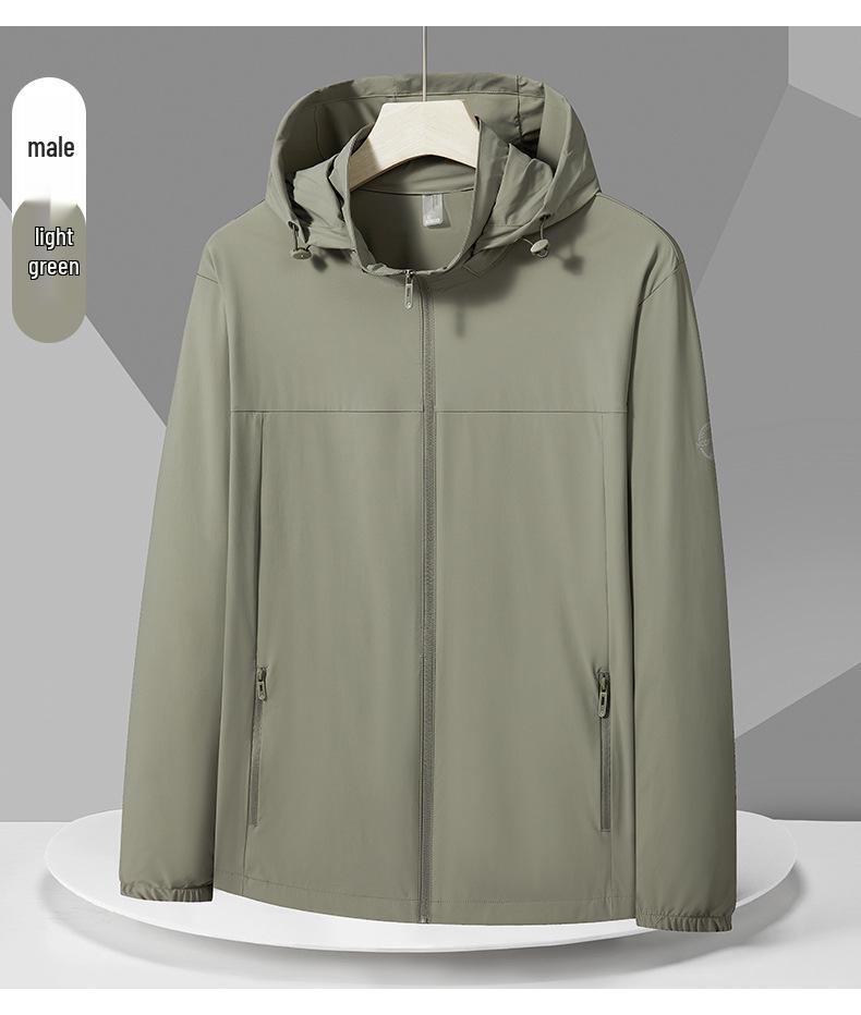 Veste d'été légère en soie glacée avec protection UV pour hommes et femmes