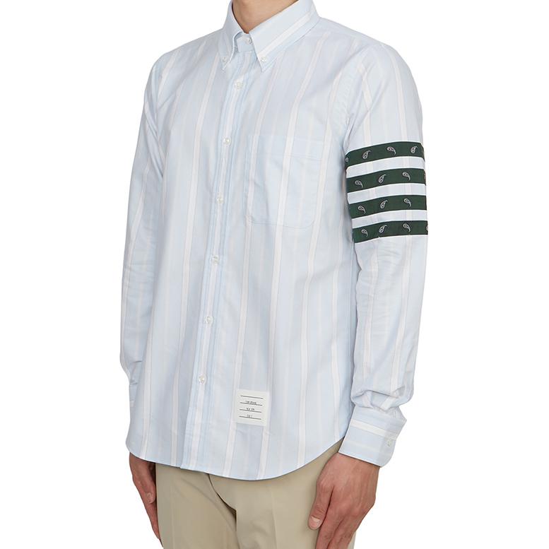 THOM BROWNE 4 Bar Detailed Buttoned Shirt MWL374C-F0433-480