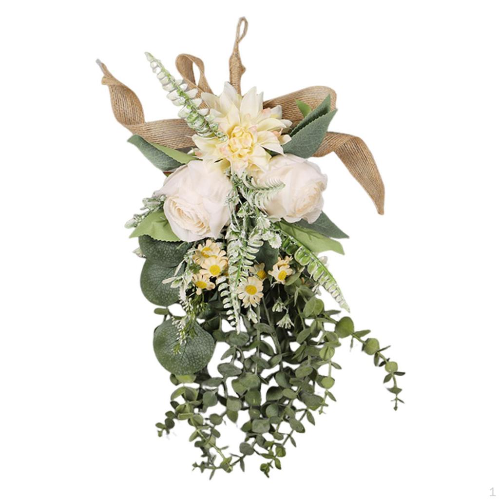 Artificial Garland, Reusable Wreath for Hanging, Housewarming Parties, Weddings, And Fireplace