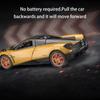 1/22 Scale Huayra Dinastia Supercar Diecast Car Model Toy,Pull Back Vehicle with Sound and Light for Kids Toddler Boys Girls Gift Collection