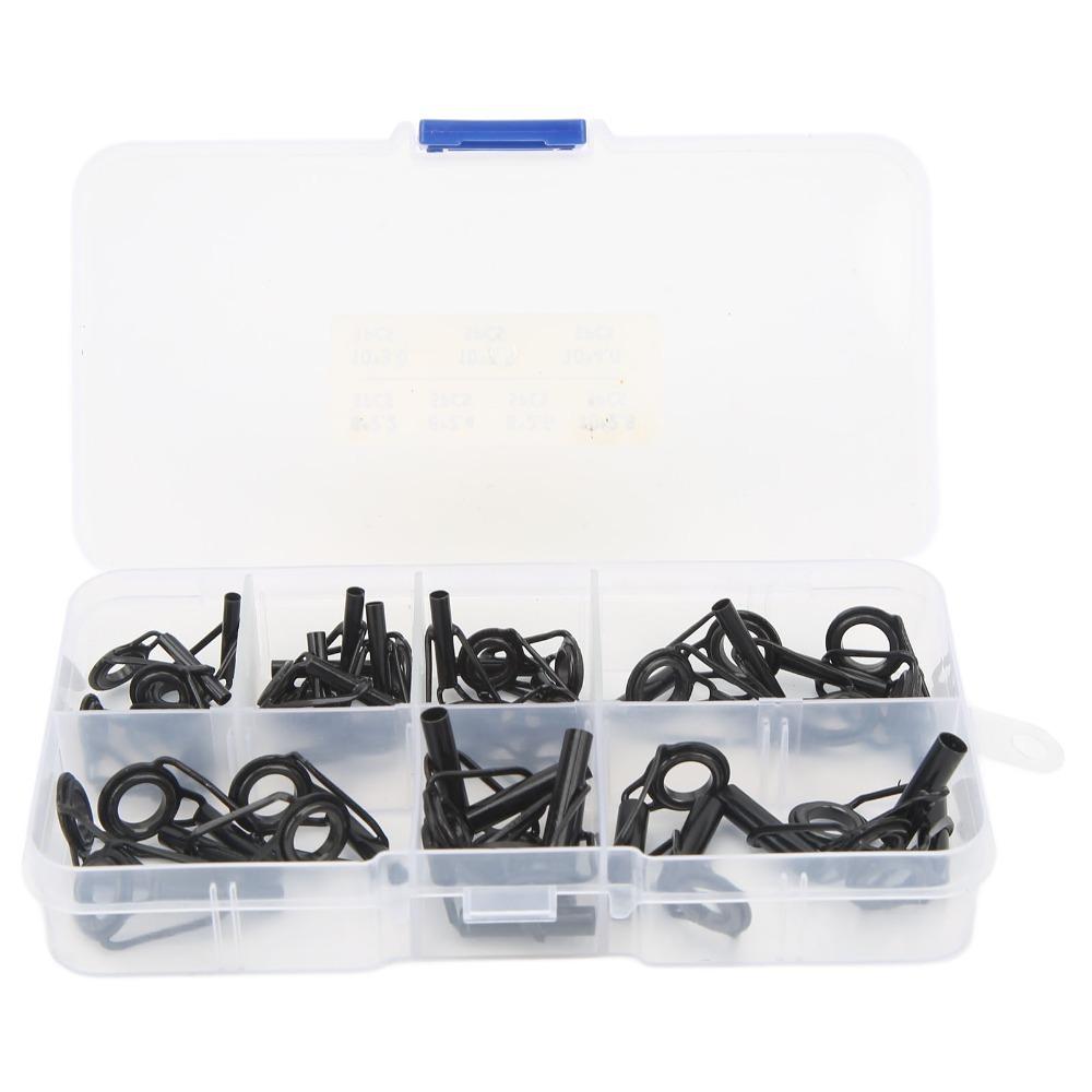 

35 PCS 7 Sizes Fishing Pole Repair Kit Fishing Rod Eyelet Repair Kit Fishing Rod Repair 35PCS