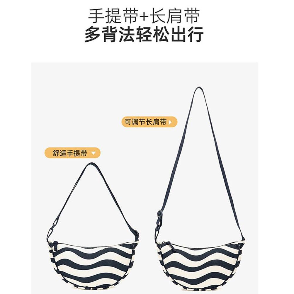 New women's bag versatile fashion design printed dumpling bag shoulder bag ultra-light dumpling bag leisure bag women's satchel