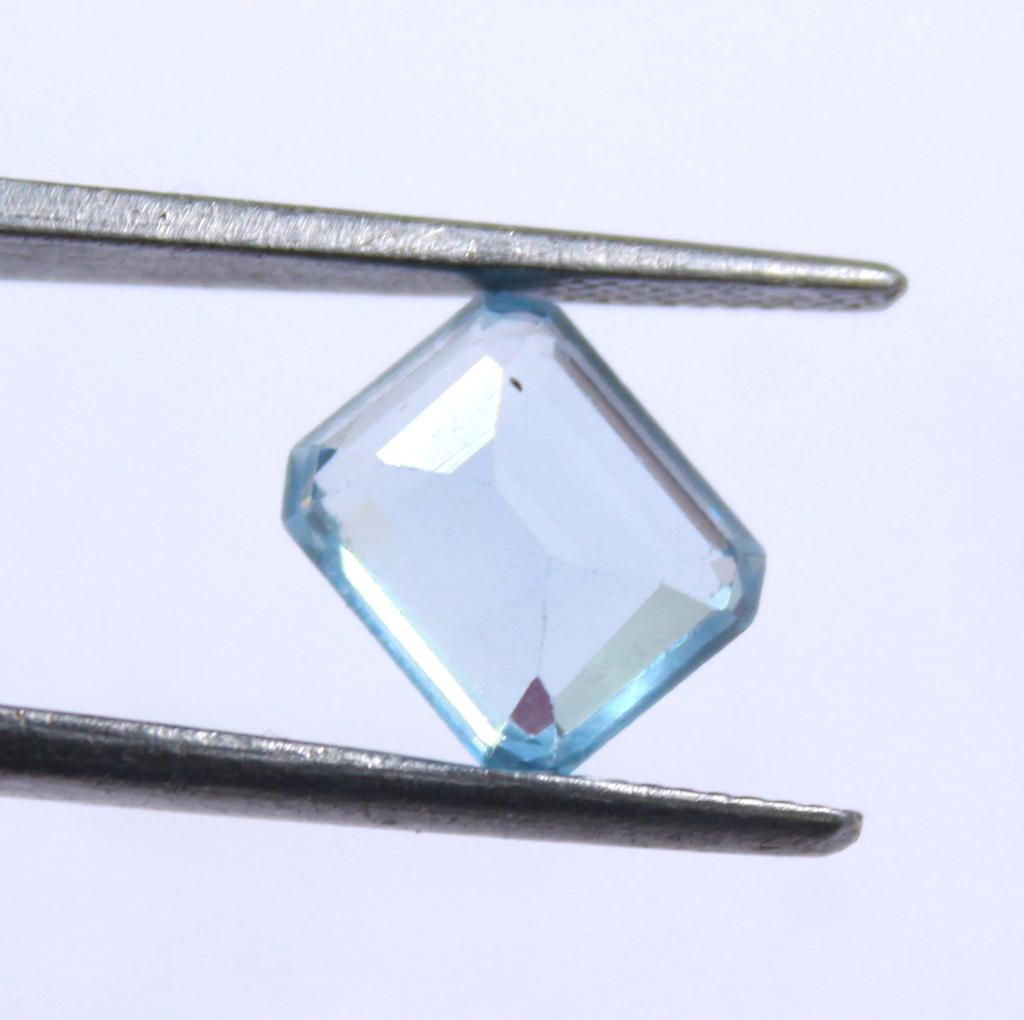 4.70 Carat Wednesday Big Offer Sky Blue Aquamarine Brazil Emerald Shape Certified Gemstone SN116