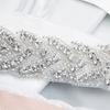 Light Luxury Rhinestone Waist Seal Zircon Wedding Lace-up Belt Fashion Crystal Dress Belt  Ornament
