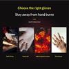 Welding Gloves Top Grain Genuine Cowhide 1 Pair Soft Comfortable Wear Resistant for Gardening Yard Pruning Work