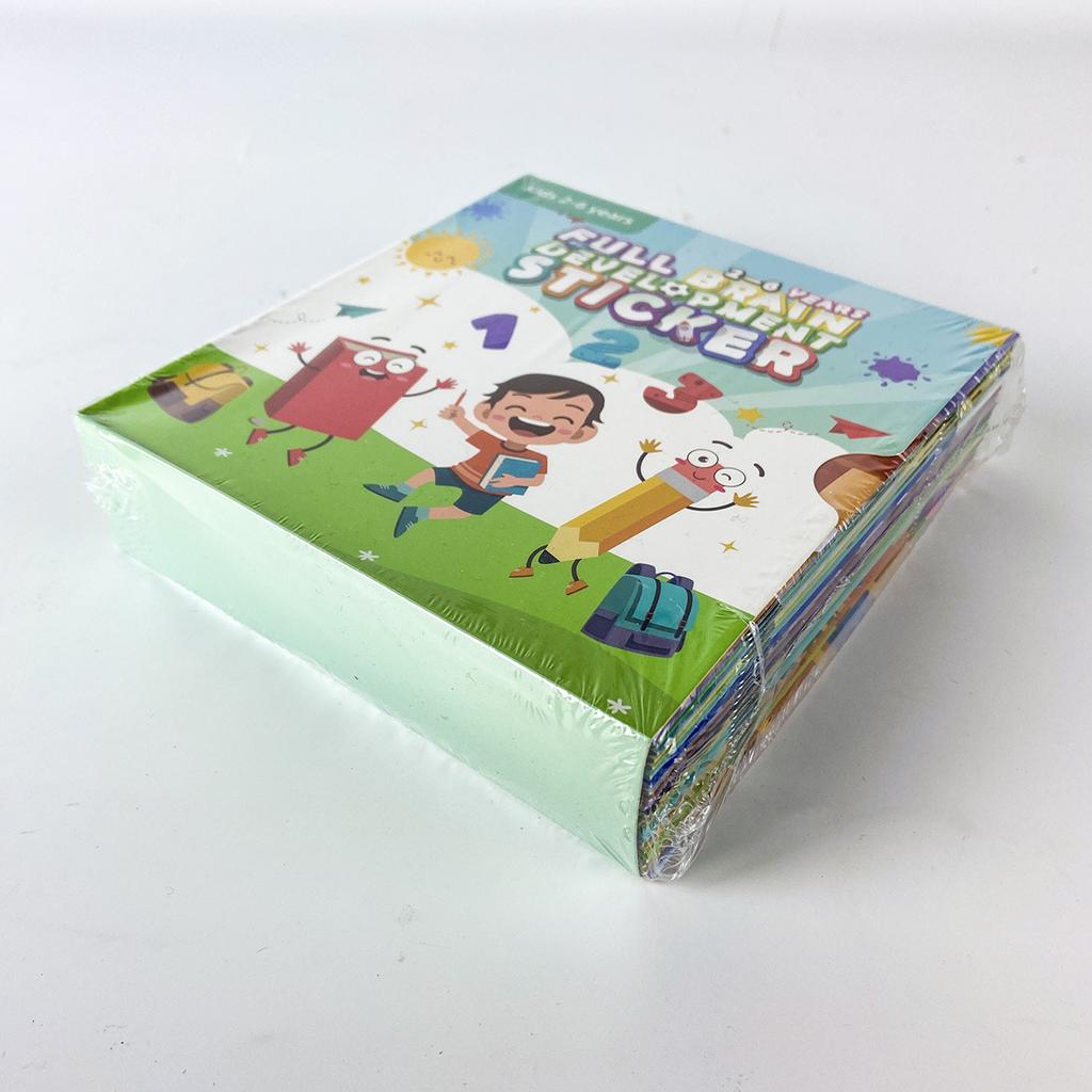 20 Volumes Whole Brain Development Thinking Training Sticker Book Children'S Puzzle Stickers Hands-On Brain Children'S Enlightenment Security