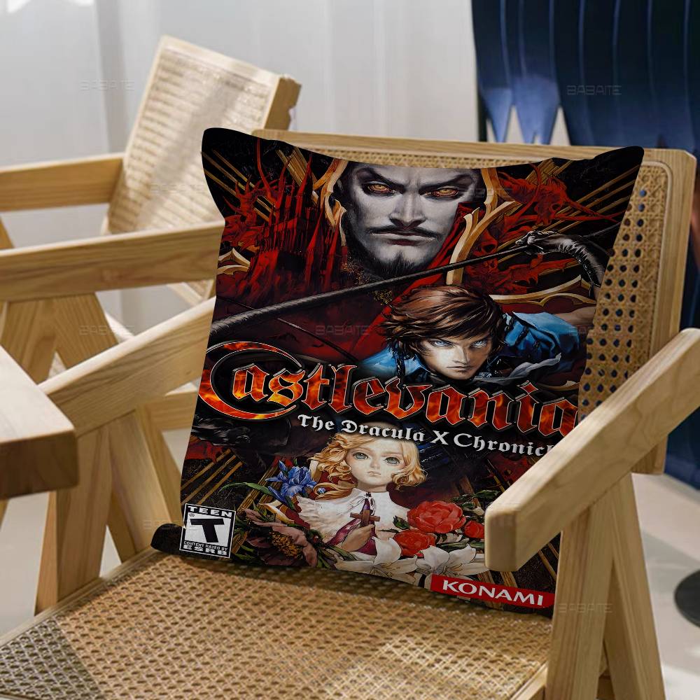 Anime Game C-Castlevania Maple Design Cushion Cover Happy Autumn Harvest decor Holiday Decorati Pillow Cover