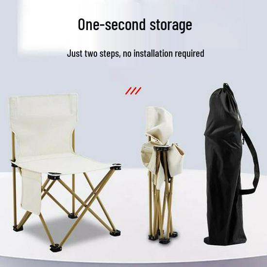 Chihu Outdoor Portable Folding Moon Chair 33×33×52cm for Camping & Picnic