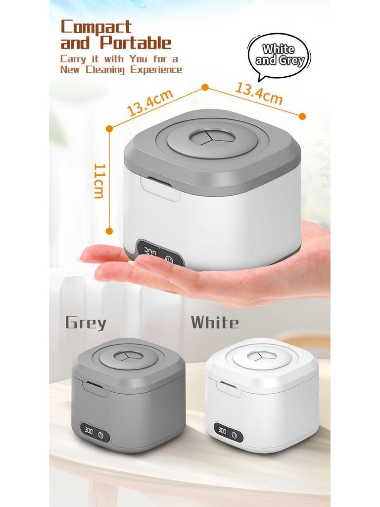 Ultrasonic UV Denture & Jewelry Cleaner for Household Use