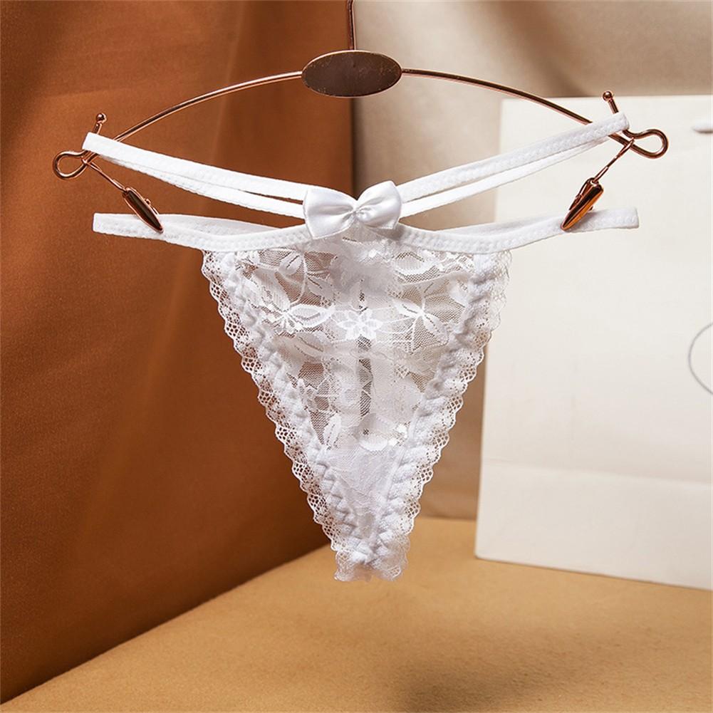 Sexy Low Rise Sheer Women\'s T-back Thong Underwear Women