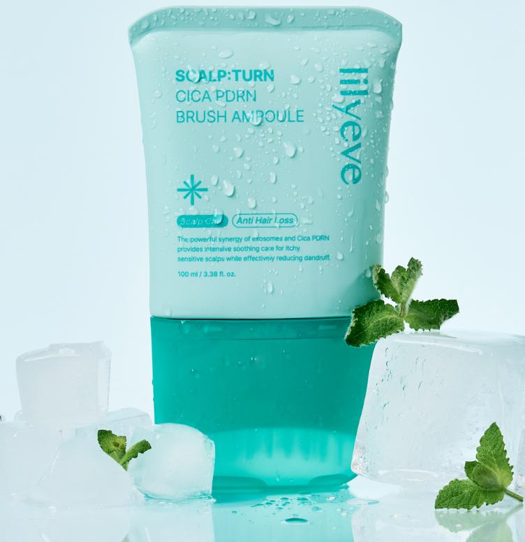 Lilyeve Scalptern Cica PDRN Brush Hair Loss Cooling Ampoule 100ml